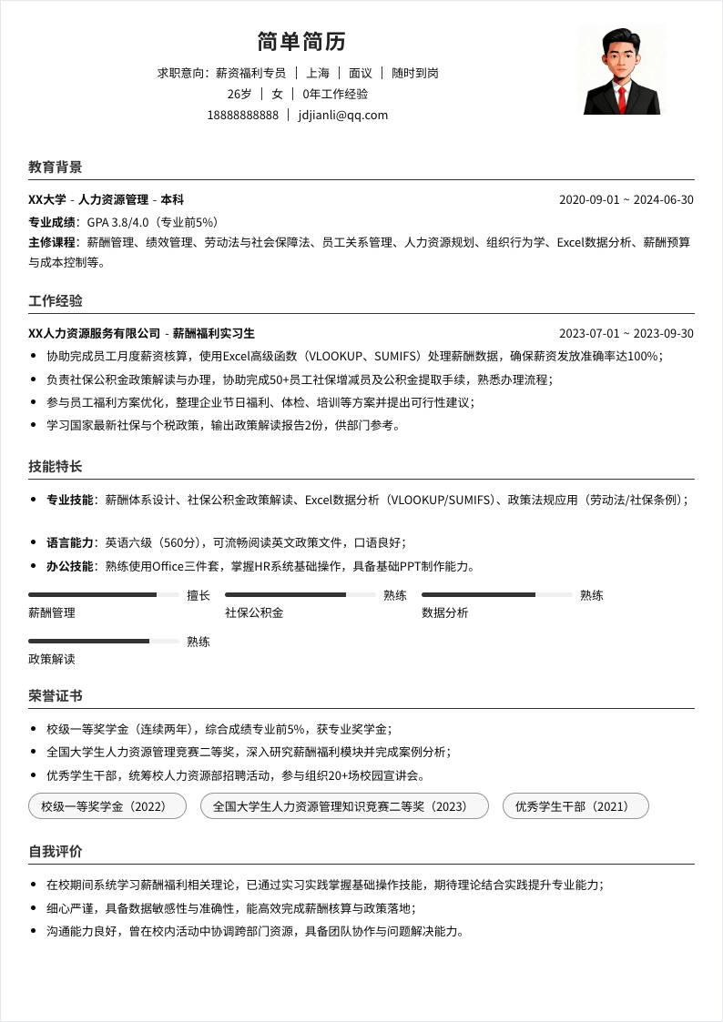 薪资福利 | 校招