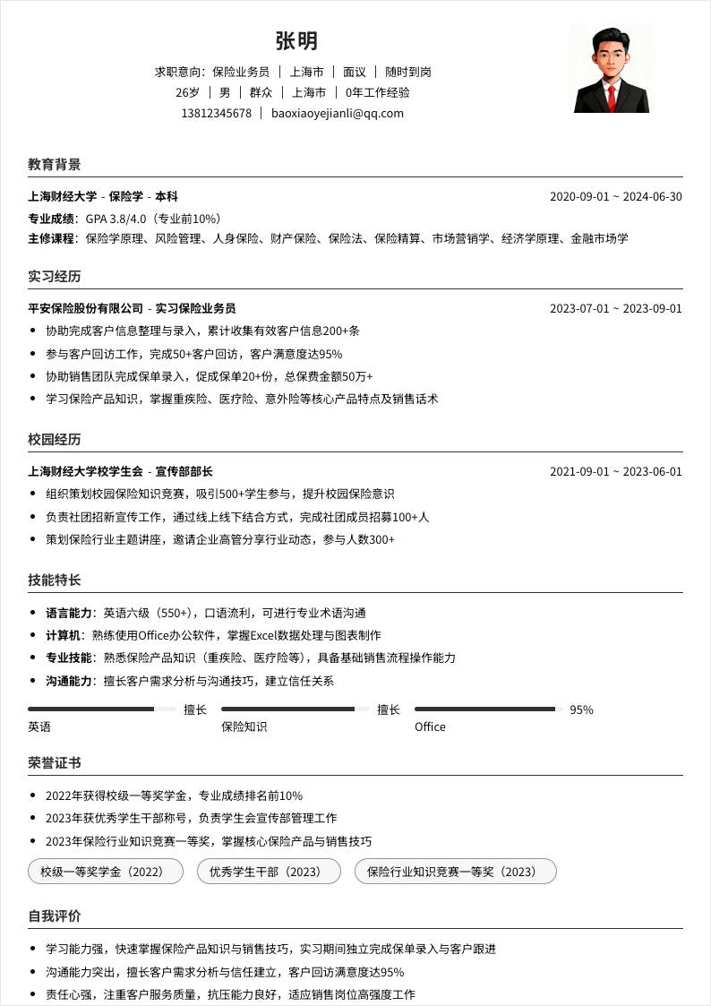 保险业务员 | 校招