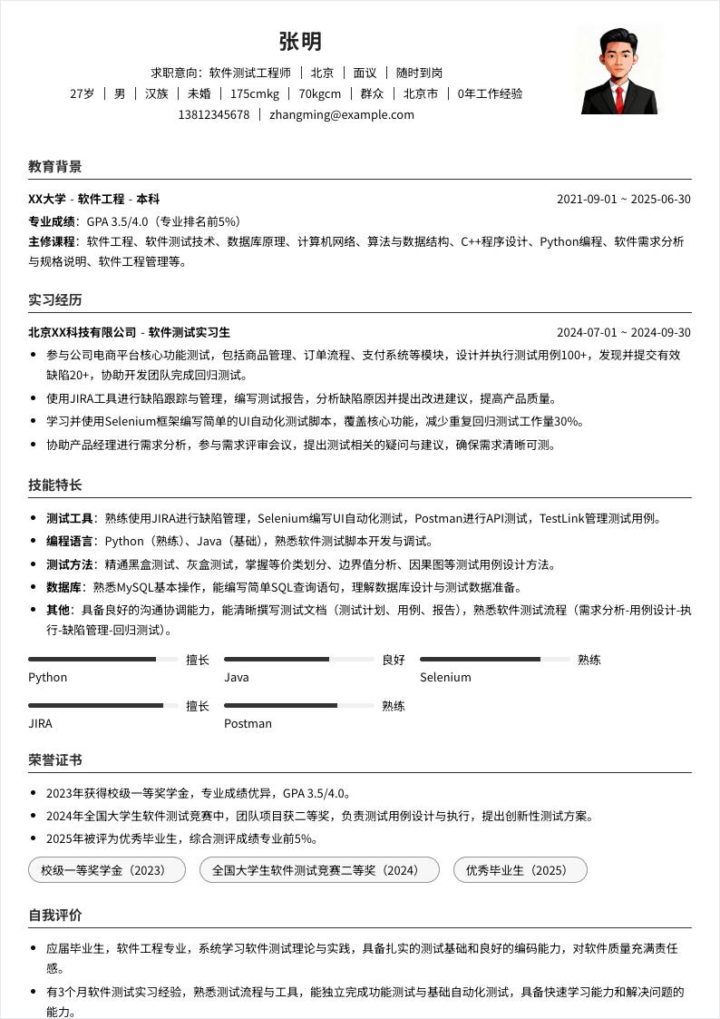 软件测试 | 校招