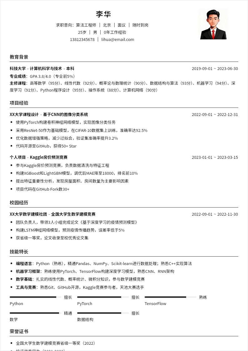 算法工程师 | 校招