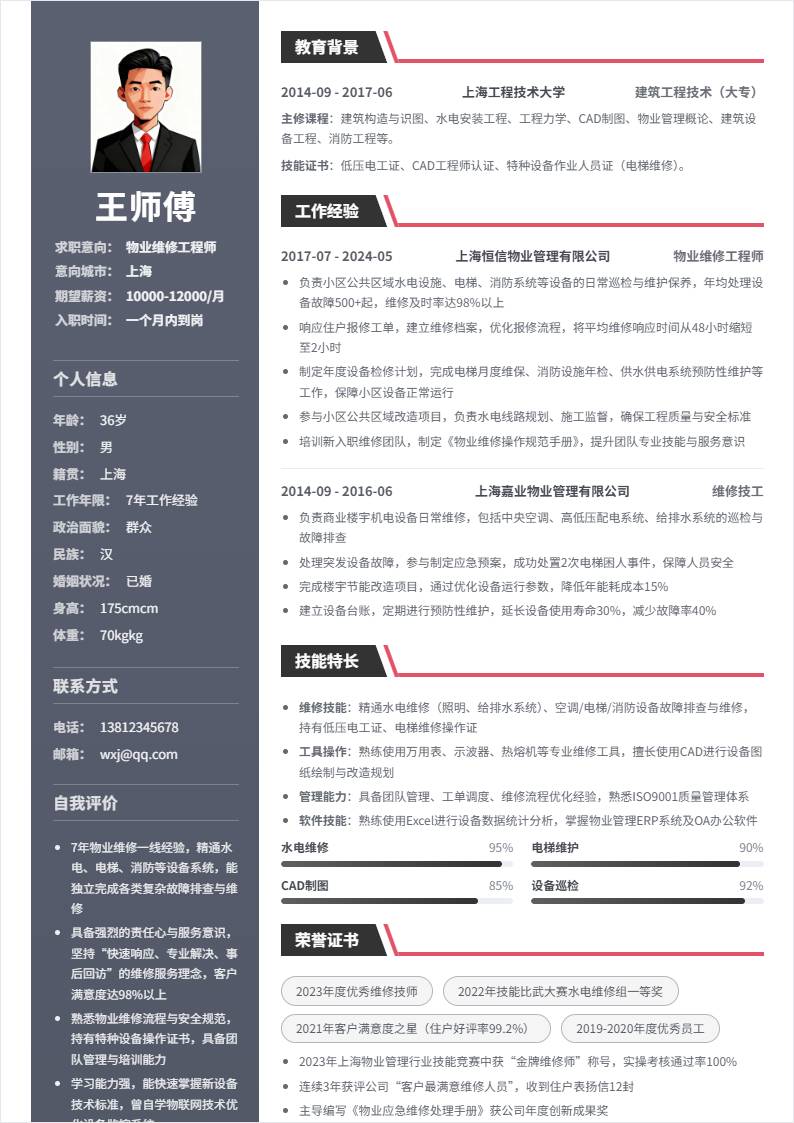 物业维修 | 社招