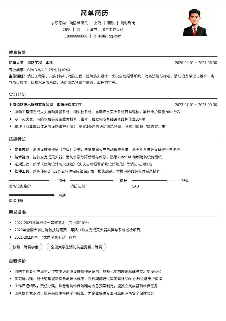 消防维保员 | 校招