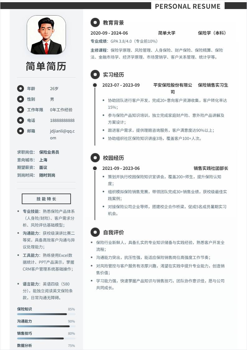 保险业务员 | 校招