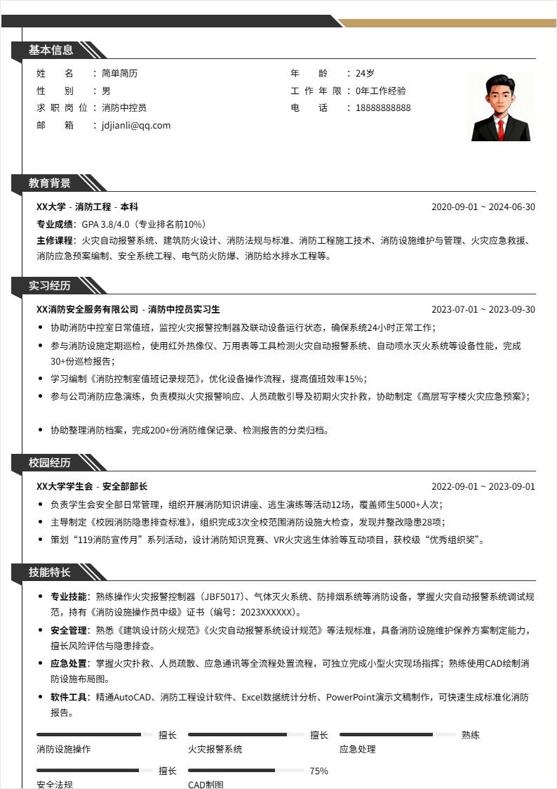 消防中控员 | 校招