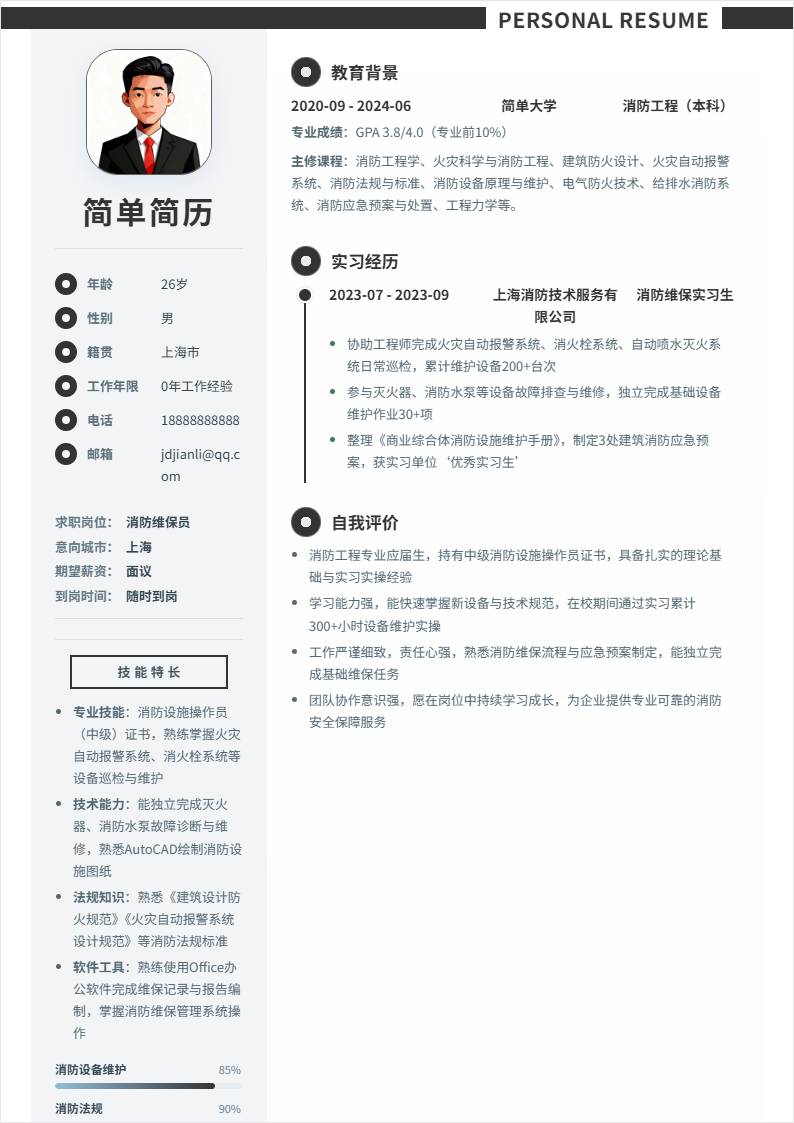 消防维保员 | 校招