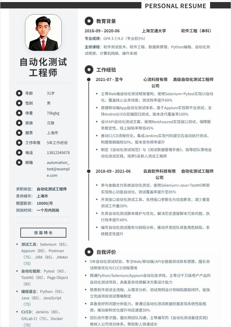 自动化测试 | 社招