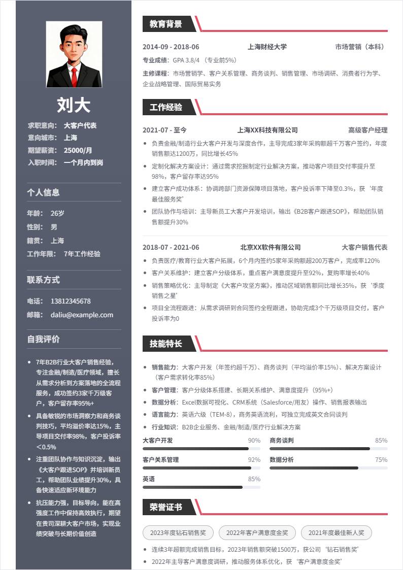 大客户代表 | 社招