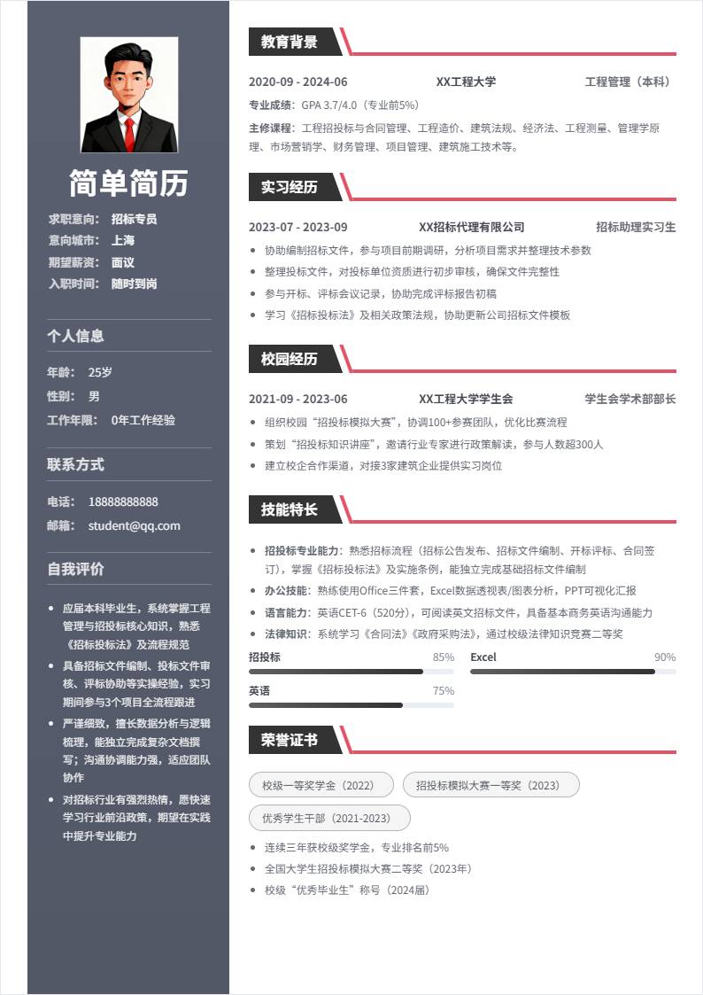 招标专员 | 校招