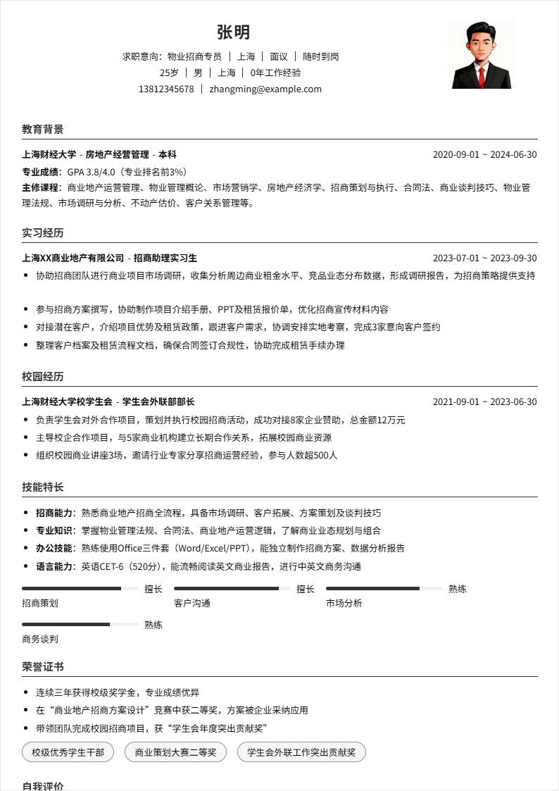 物业招商 | 校招