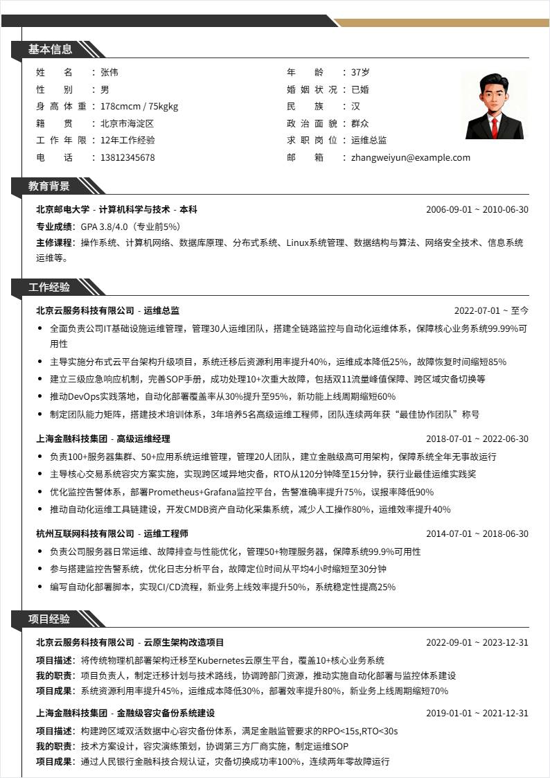 运维总监 | 社招