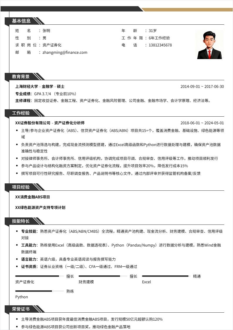 资产证券化 | 社招