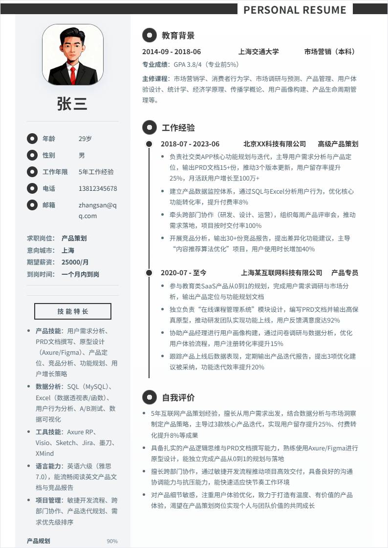 产品策划 | 社招