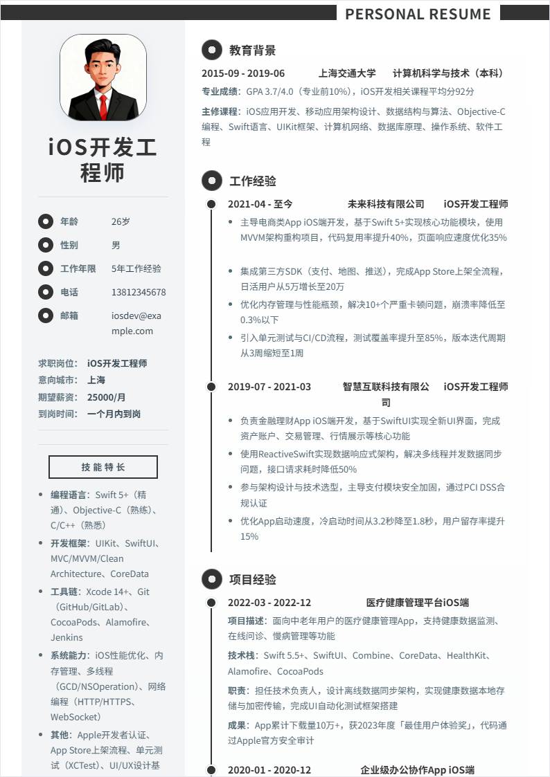 iOS开发 | 社招