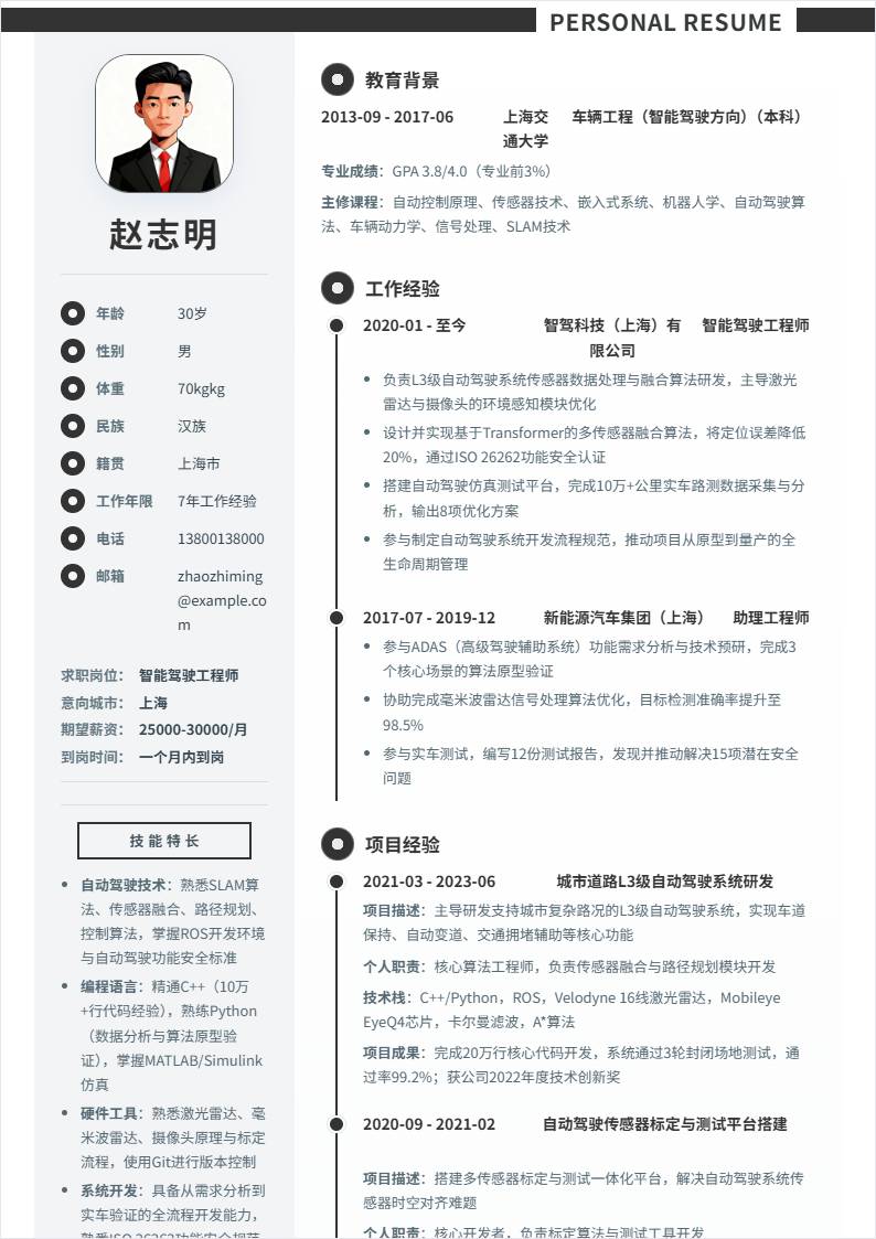 智能驾驶 | 社招