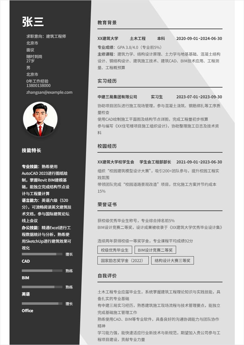 建筑工程师 | 校招