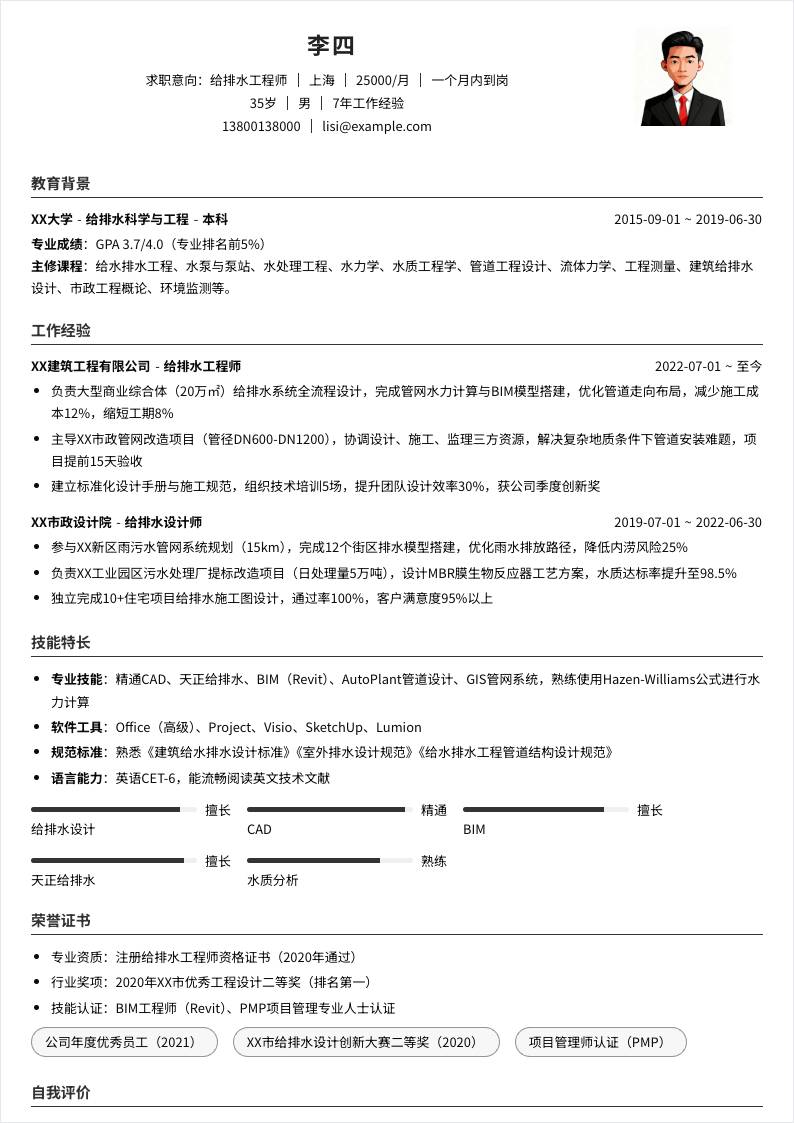 给排水工程师 | 社招