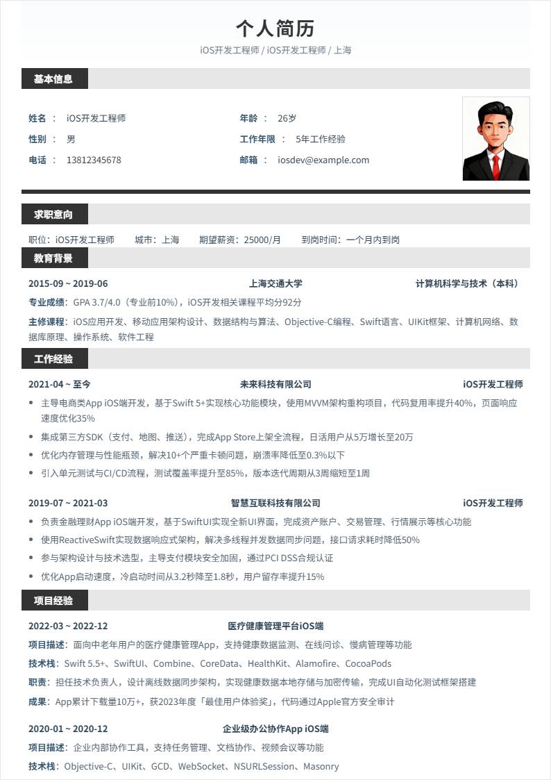 iOS开发 | 社招