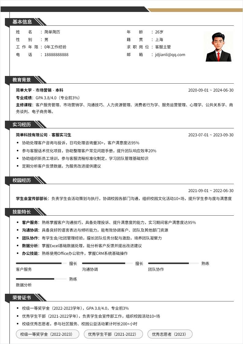 客服主管 | 校招