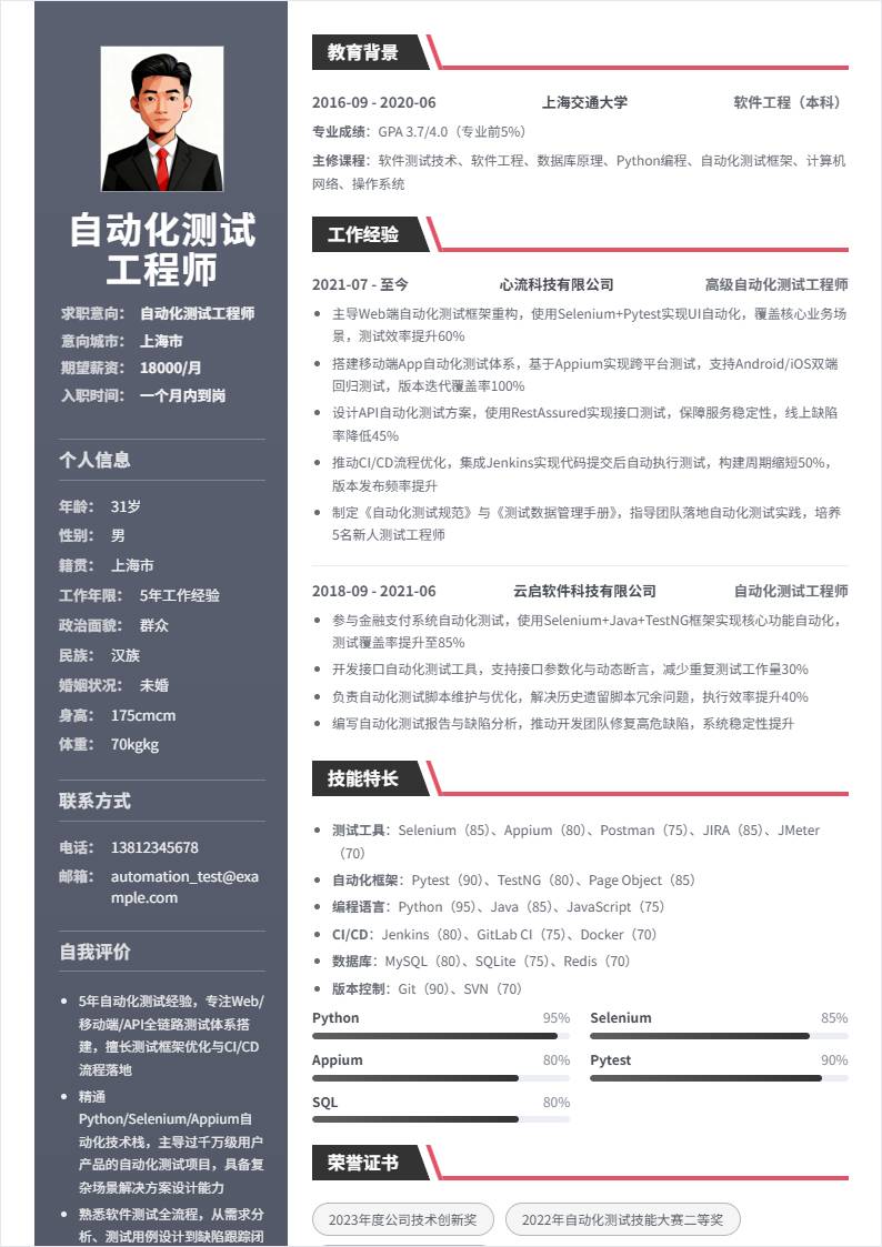 自动化测试 | 社招