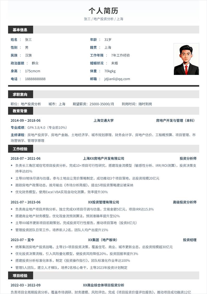 地产投资分析 | 社招