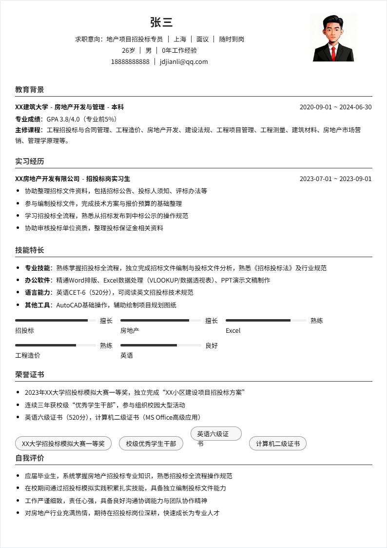 地产项目招投标 | 校招