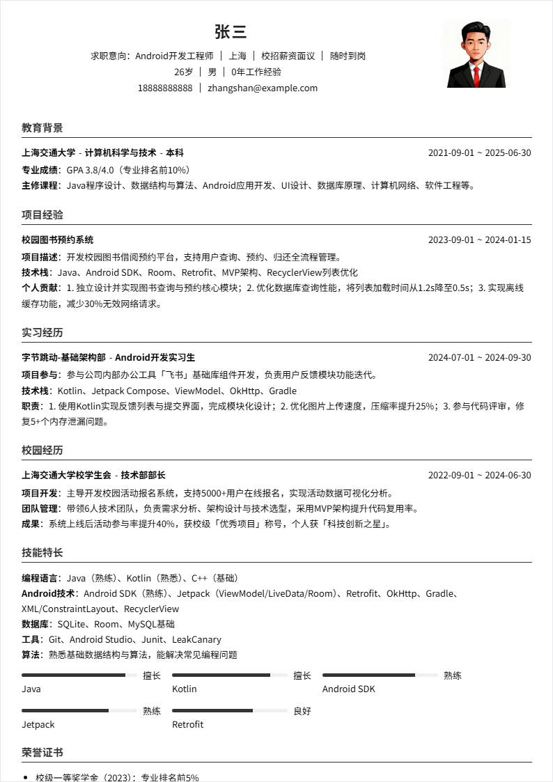 Android开发 | 校招