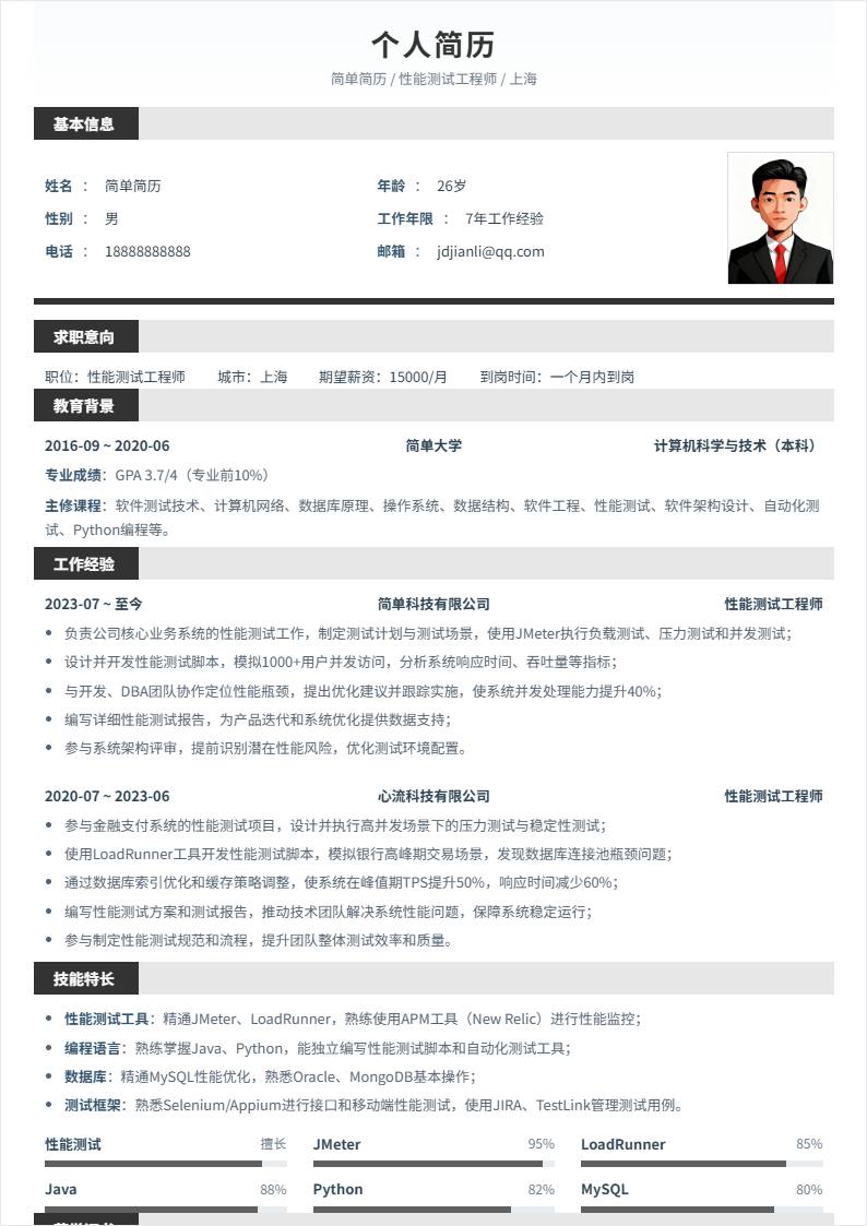 性能测试 | 社招