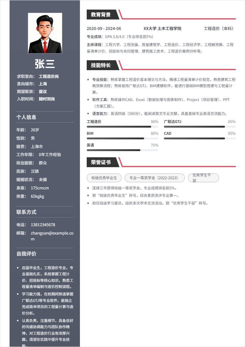 工程造价 | 校招