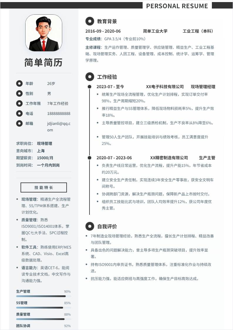 现场管理 | 社招