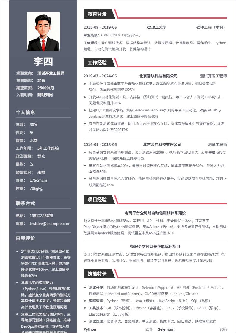 测试开发 | 社招