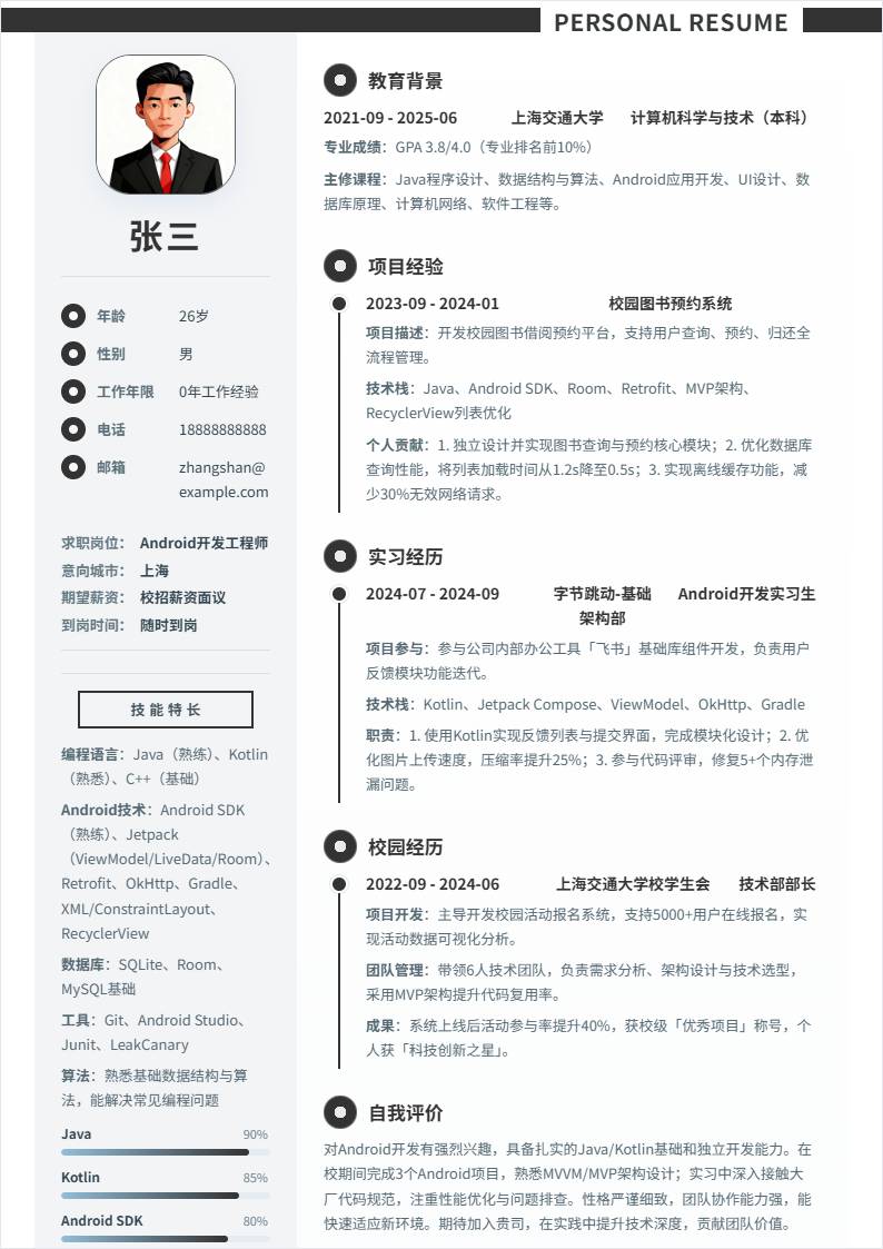 Android开发 | 校招