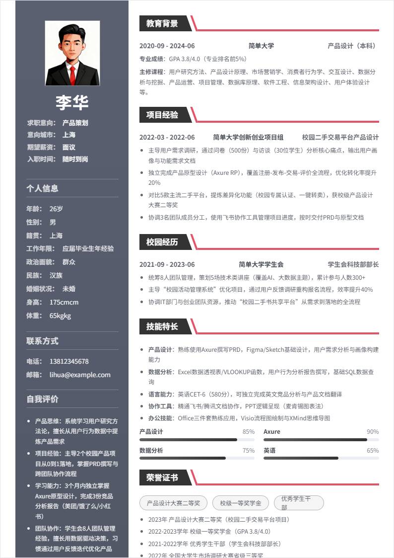 产品策划 | 校招