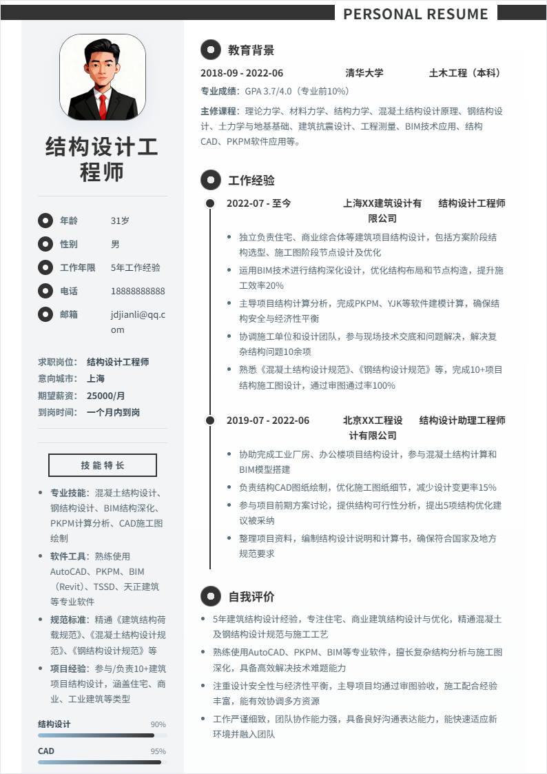 结构设计 | 社招