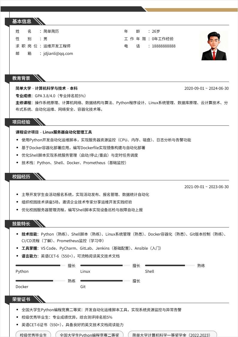 运维开发工程师 | 校招