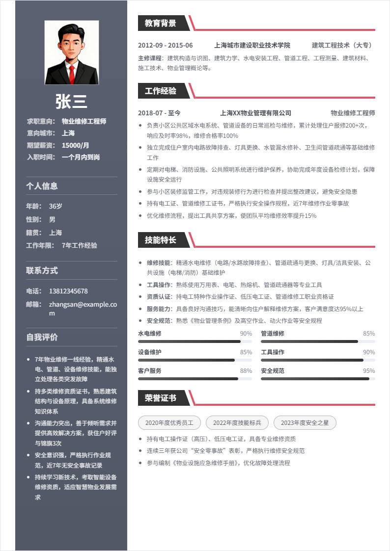 物业维修 | 社招