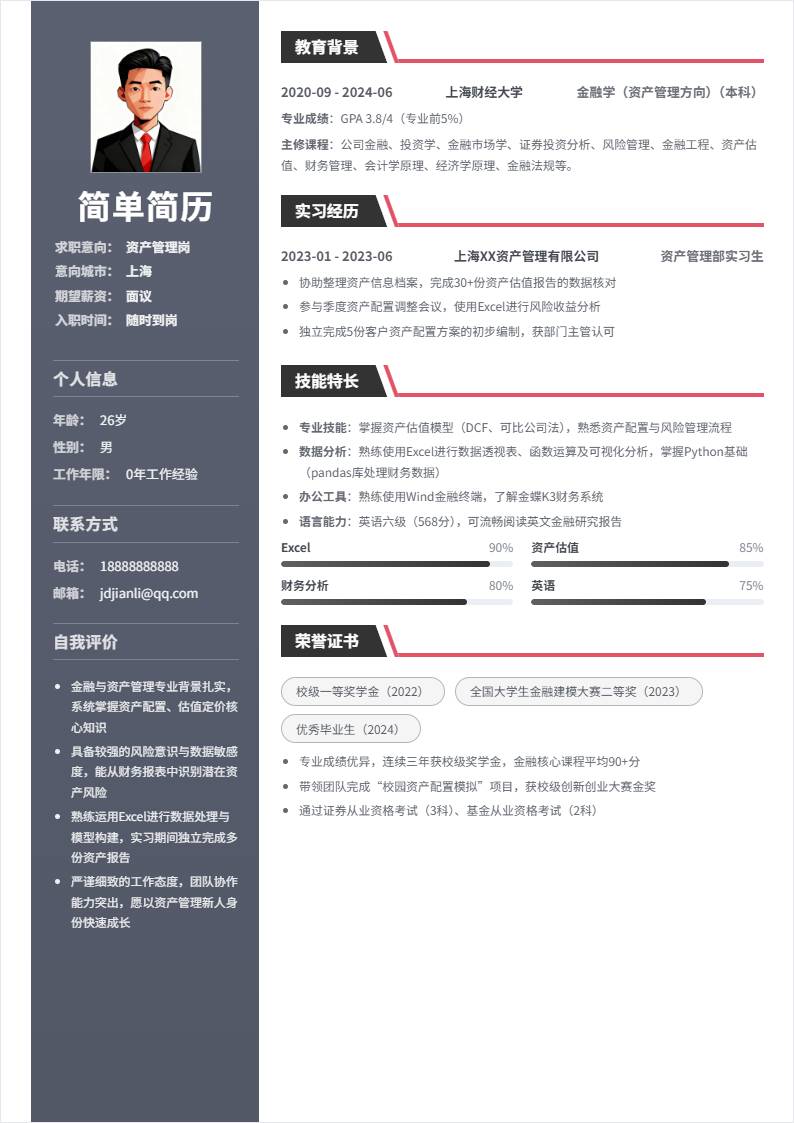 资产管理 | 校招