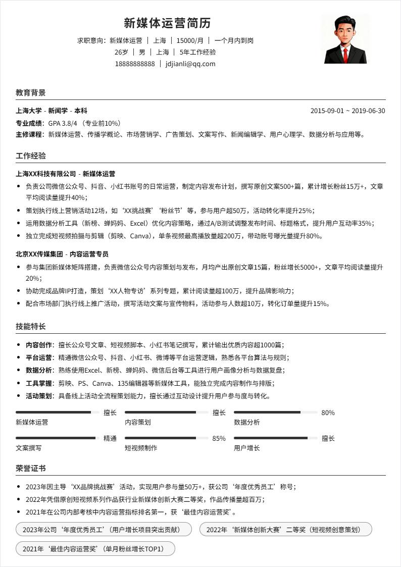 新媒体运营 | 社招