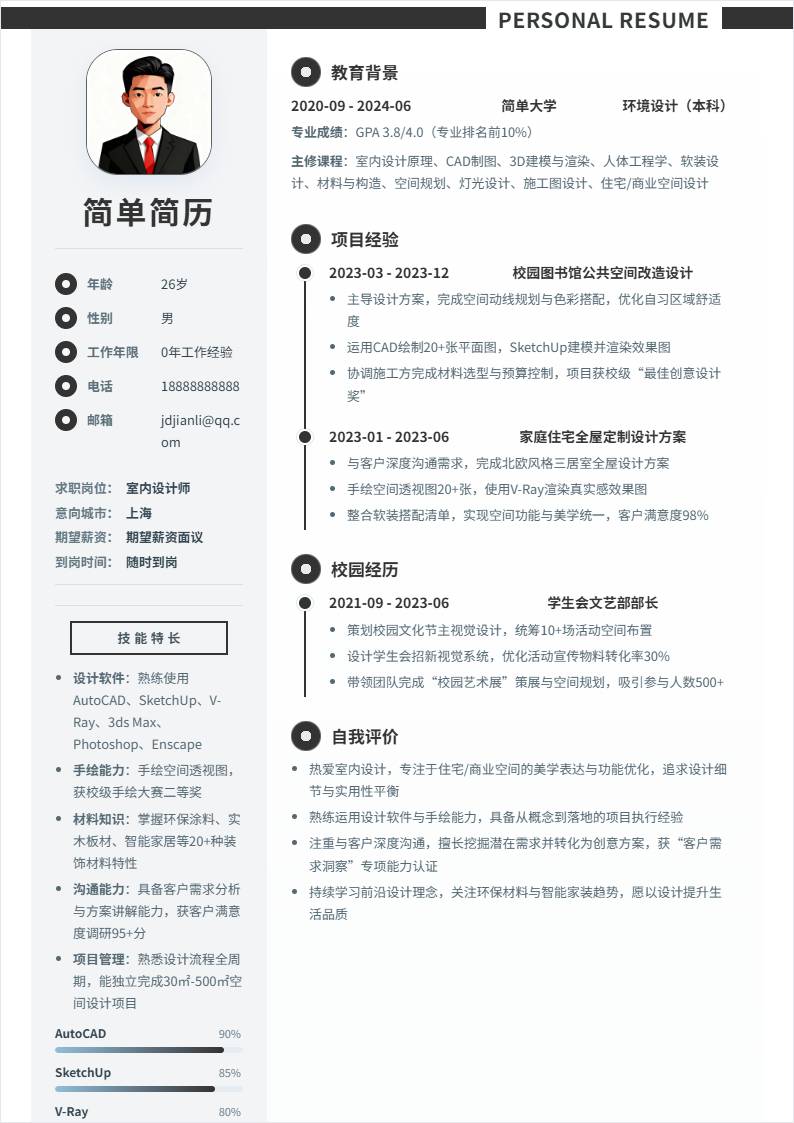 室内设计 | 校招