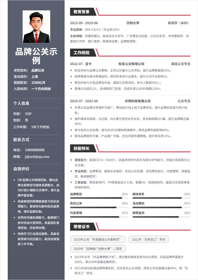 品牌公关 | 社招