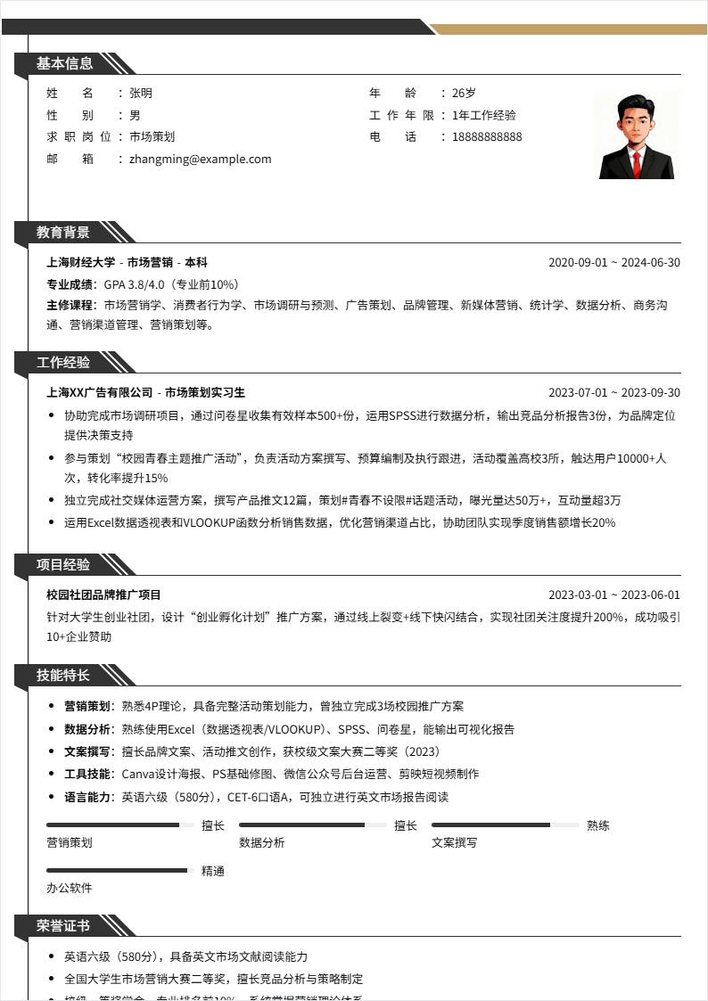 市场策划 | 校招