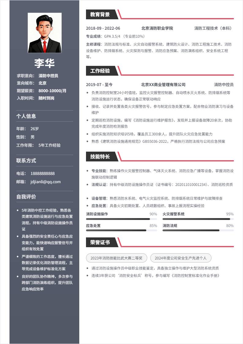 消防中控员 | 社招