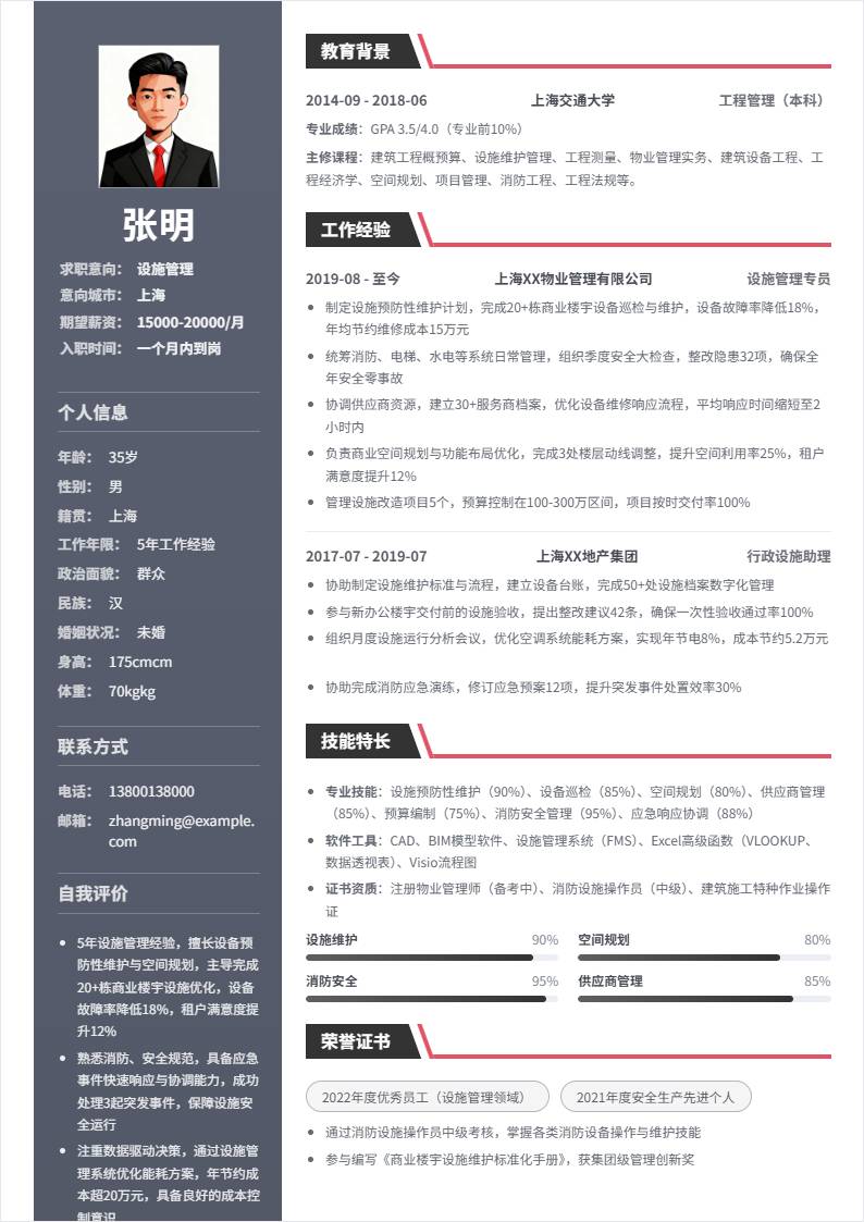 设施管理 | 社招