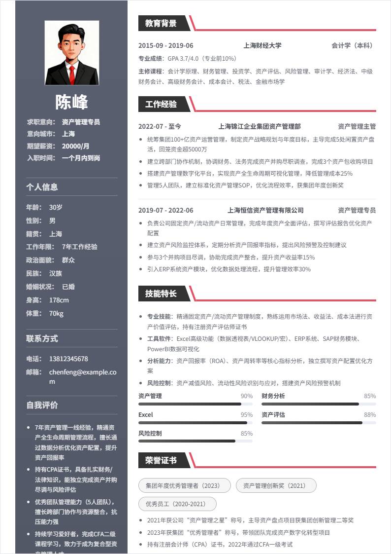 资产管理 | 社招