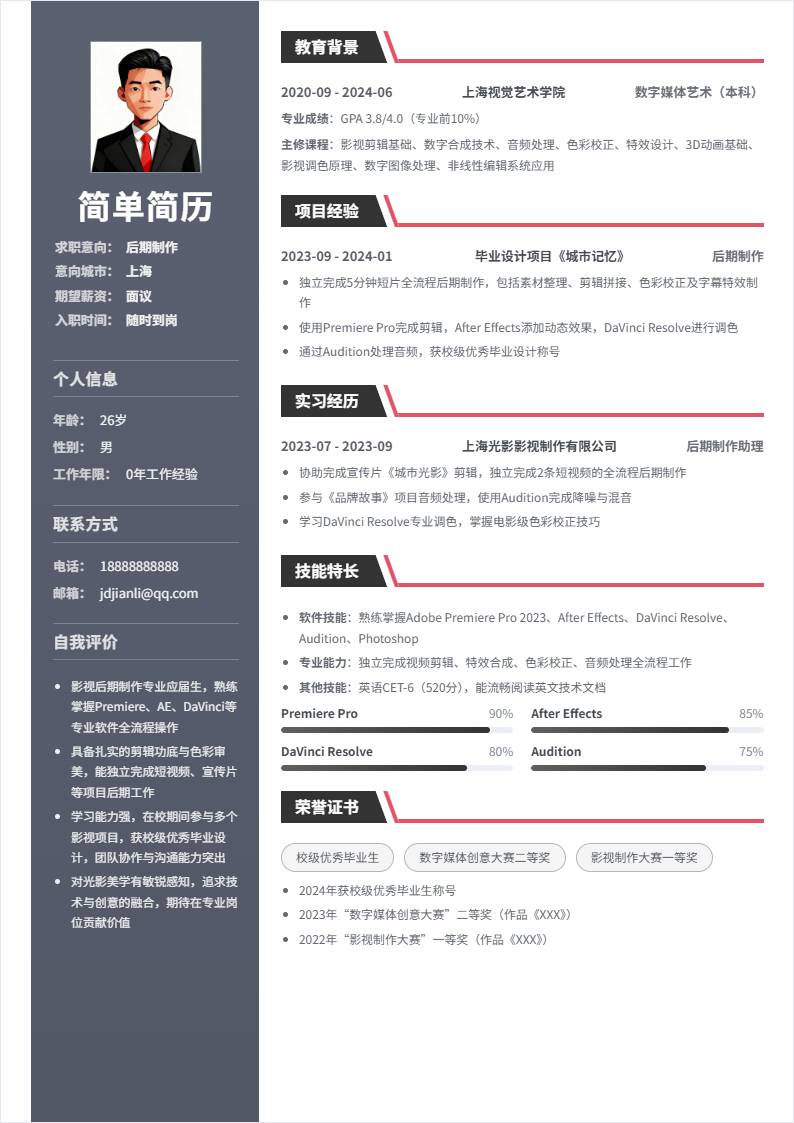 后期制作 | 校招