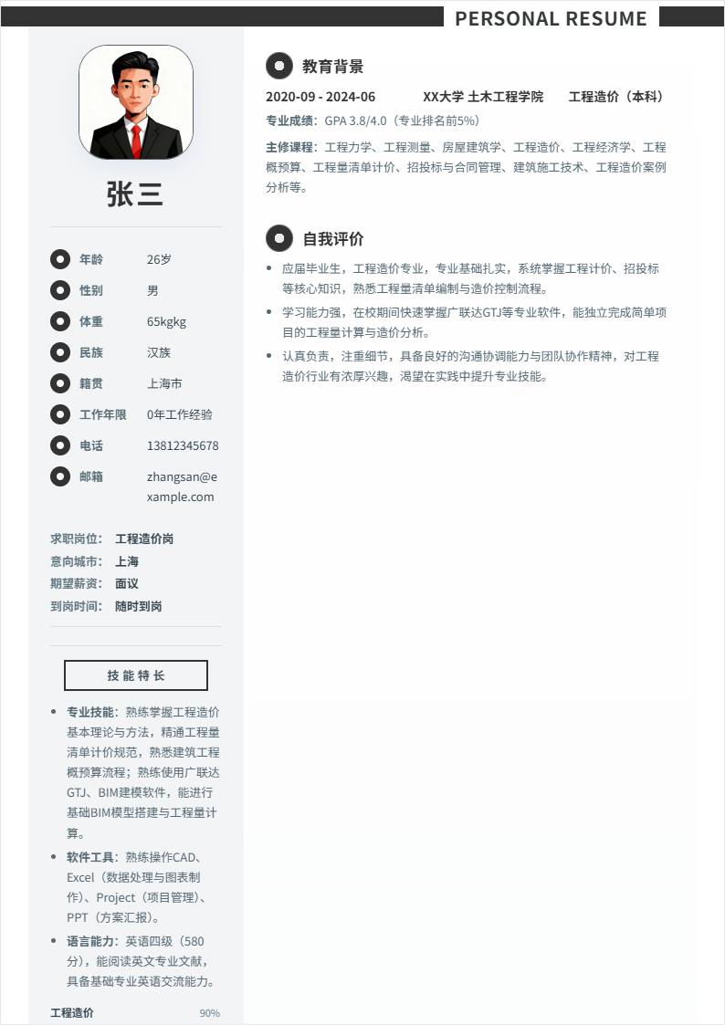 工程造价 | 校招