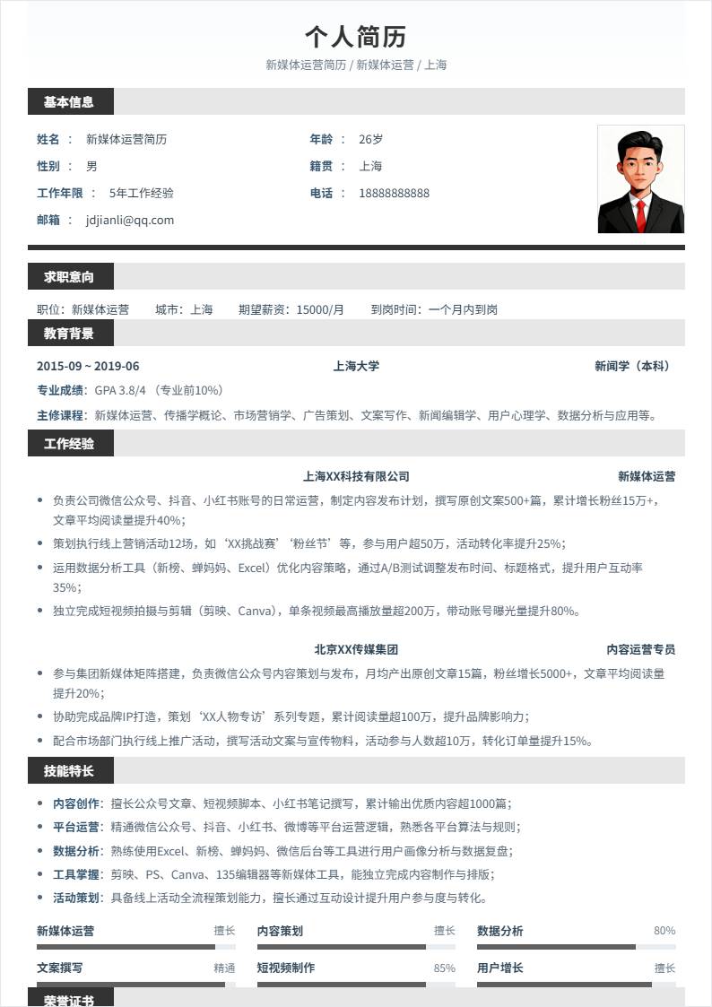 新媒体运营 | 社招