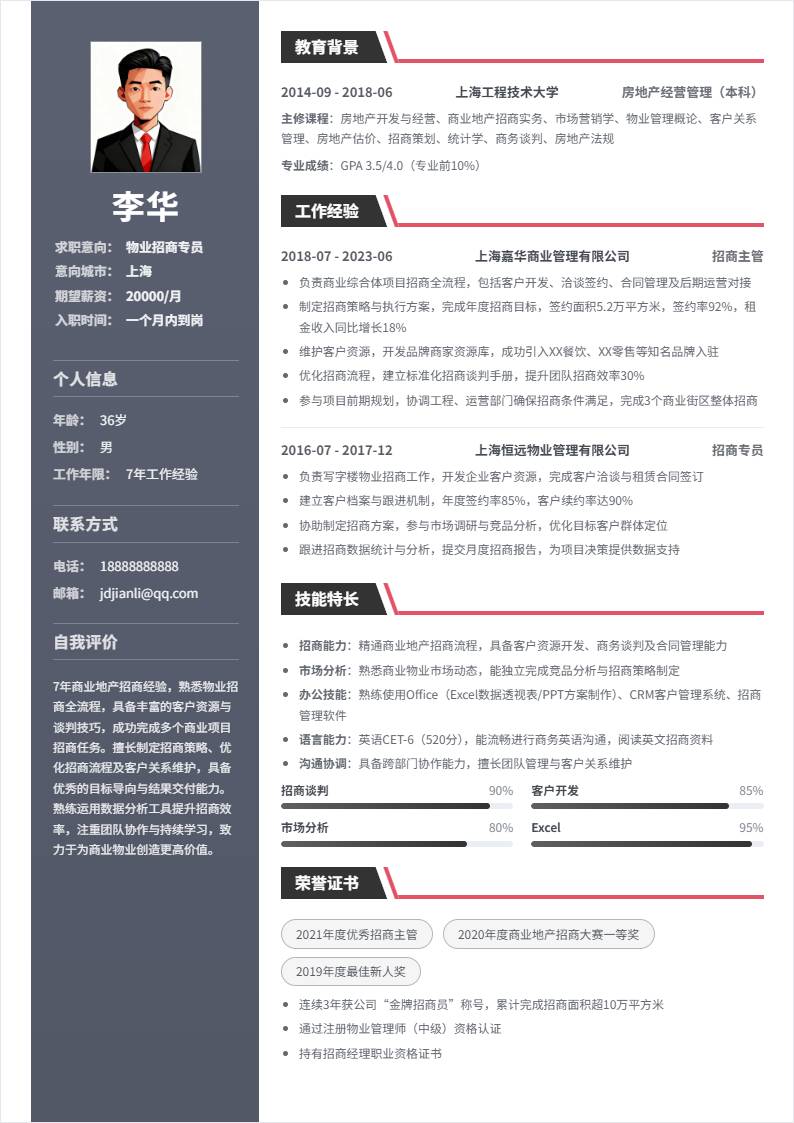 物业招商 | 社招