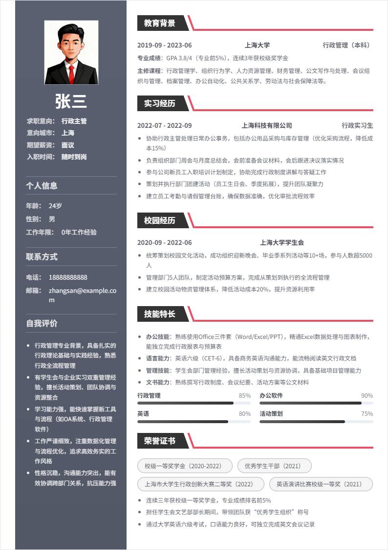 行政主管 | 校招