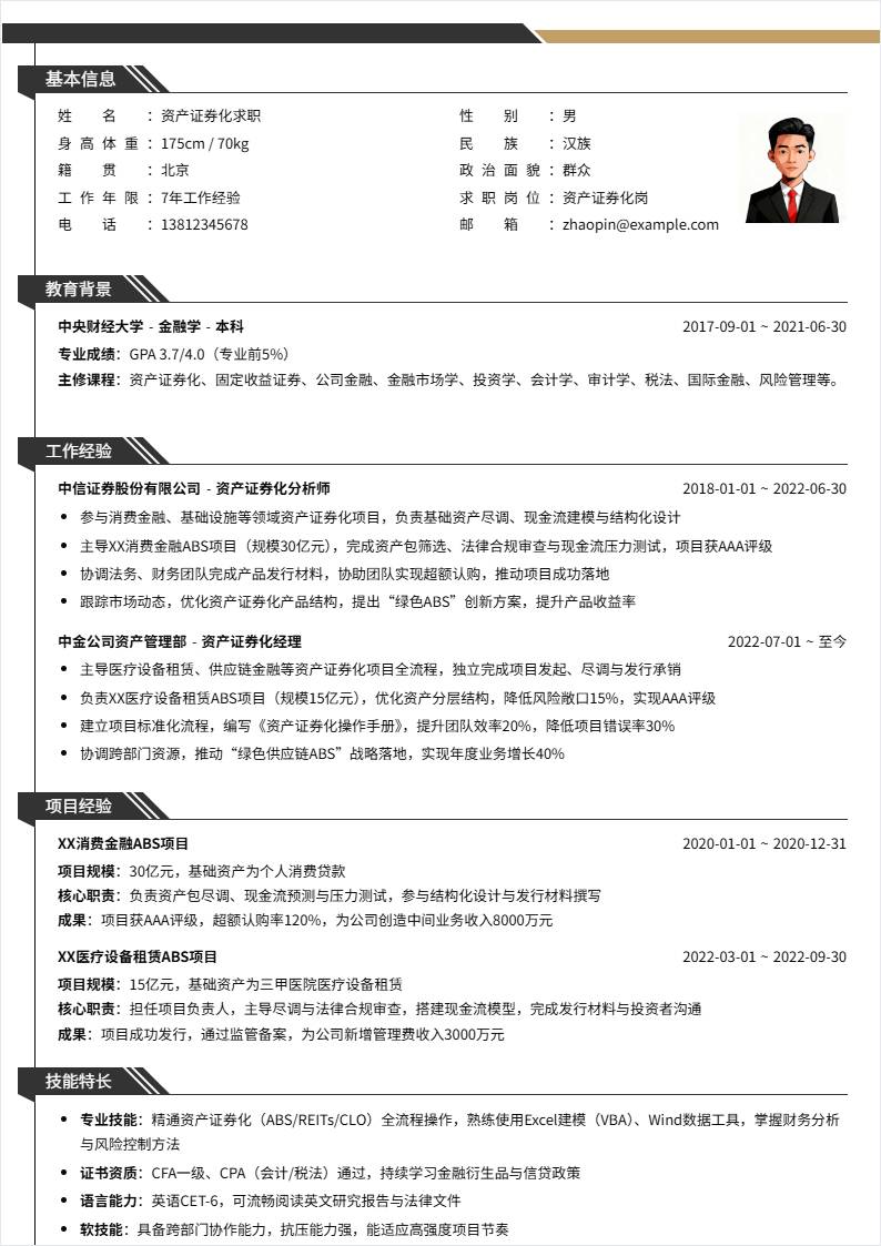 资产证券化 | 社招