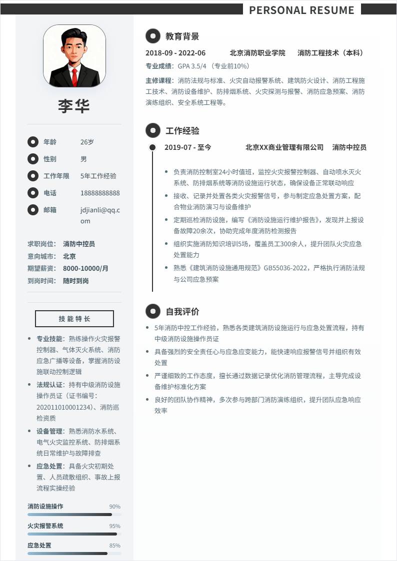 消防中控员 | 社招